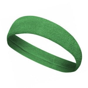 Sporcu Havlu Kafa Bandı, Alın Ter Bandı Headband Yeşil