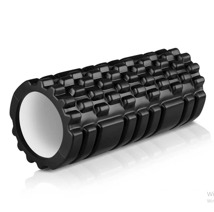 Delta Orta Sert Tırtıklı Foam Roller Siyah