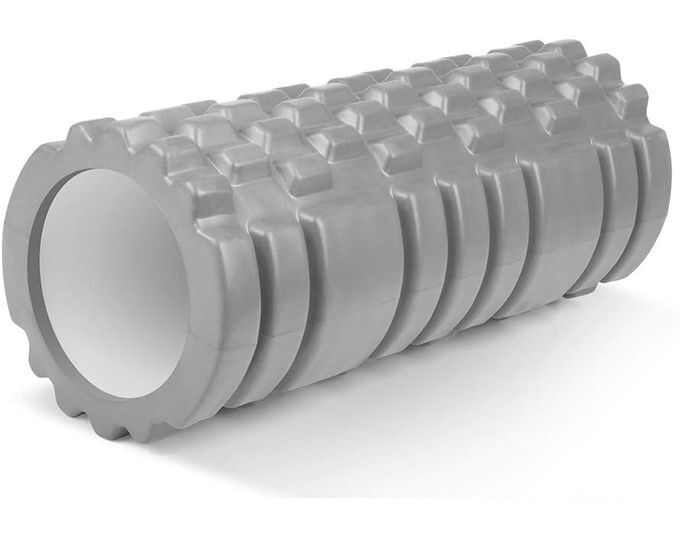 Delta Orta Sert Tırtıklı Foam Roller Gri