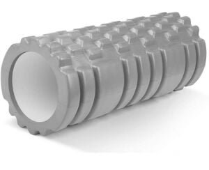Delta Orta Sert Tırtıklı Foam Roller Gri