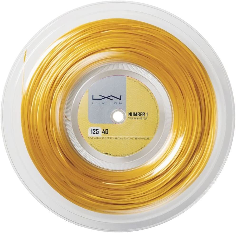 Luxilon 125 4G Raket Kordajı 1,25 mm. Rulo Kordaj Gold