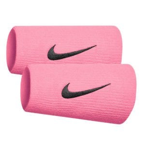 Nike Swoosh Wristbands Doublewide Uzun Havlu El Bilekliği Pembe