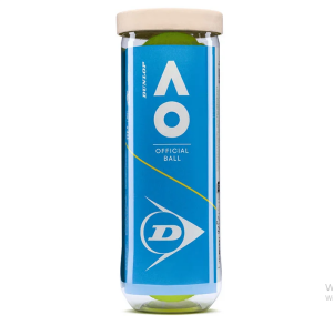 Dunlop Australian Open 3'lü Tenis Topu - Vakum Ambalajlı