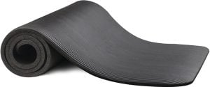 Delta Egzersiz, Yoga ve Pilates Minderi 1 cm. Siyah Renk