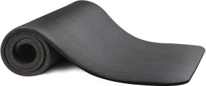 Delta Egzersiz, Yoga ve Pilates Minderi 1 cm. Siyah Renk