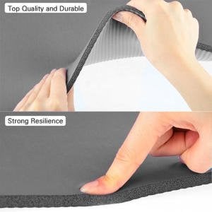 Delta Egzersiz, Yoga ve Pilates Minderi 1 cm. Siyah Renk