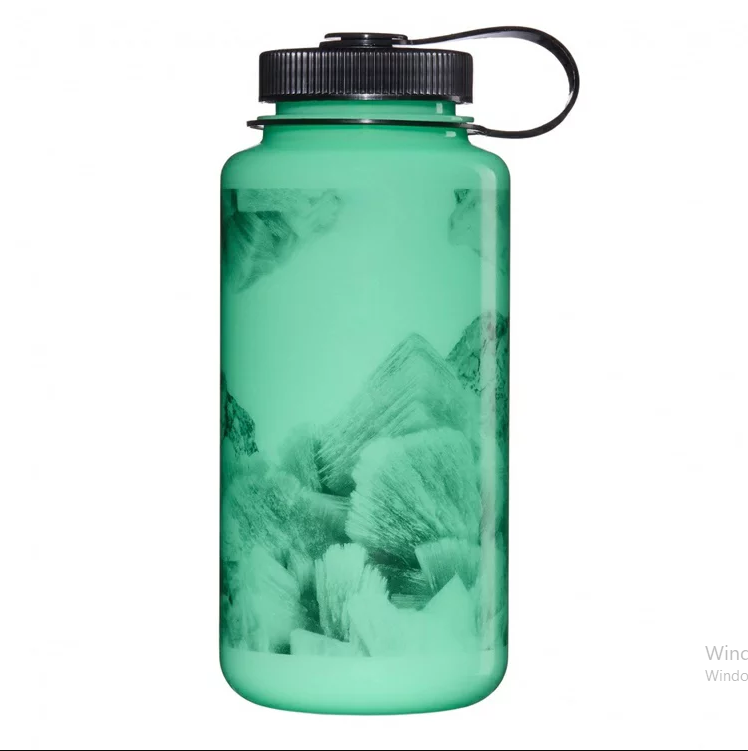 Nalgene Wide Mouth 32 Oz Suluk Matara 1 Litre GloWyld Kristal