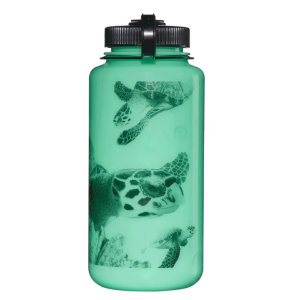 Nalgene Wide Mouth 32 Oz Suluk Matara 1 Litre GloWyld Turtle