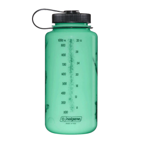 Nalgene Wide Mouth 32 Oz Suluk Matara 1 Litre GloWyld Turtle