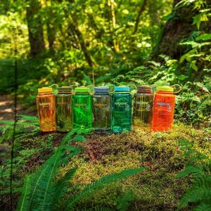 Nalgene Wide Mouth 32 Oz Suluk Matara 1 Litre GloWyld Mushrooms