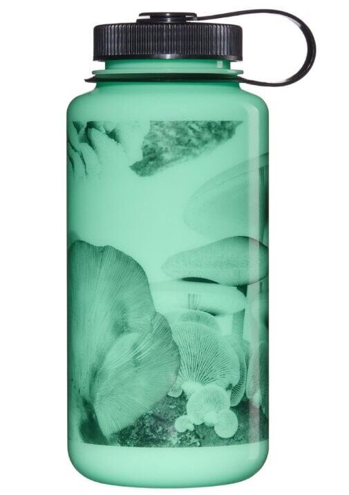 Nalgene Wide Mouth 32 Oz Suluk Matara 1 Litre GloWyld Mushrooms