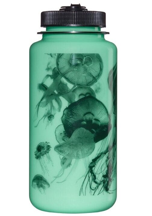 Nalgene Wide Mouth 32 Oz Suluk Matara 1 Litre GloWyld Jellyfish