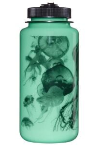 Nalgene Wide Mouth 32 Oz Suluk Matara 1 Litre GloWyld Jellyfish