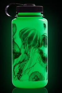 Nalgene Wide Mouth 32 Oz Suluk Matara 1 Litre GloWyld Jellyfish