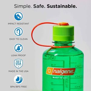Nalgene 16 Oz NM Tritan Suluk Matara 0,5 Litre Yeşil Learn To Grow