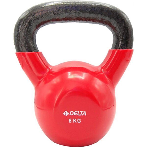 Delta 8 Kg. Kettle Bell Çaydanlık Dambıl Tekli Kırmızı
