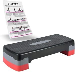 Delta Fitness Aerobik ve Step Tahtası - 2 Kademeli Yükseklik Ayarlı