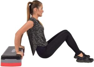 Delta Fitness Aerobik ve Step Tahtası - 2 Kademeli Yükseklik Ayarlı