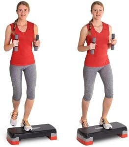 Delta Fitness Aerobik ve Step Tahtası - 2 Kademeli Yükseklik Ayarlı