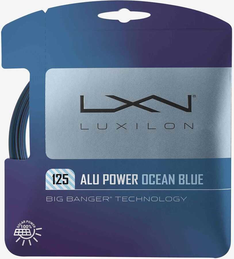 Luxilon 125 Alu Power 1,25 mm. Kordaj Ocean Blue