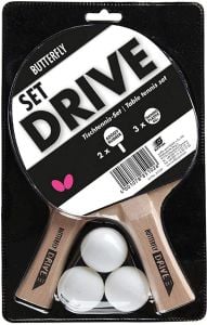 Butterfly Drive Masa Tenisi Raketi ve Top Seti
