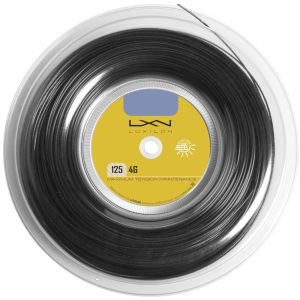 Luxilon 4G Black 125 Raket Kordajı 1,25 mm. Rulo Kordaj Siyah