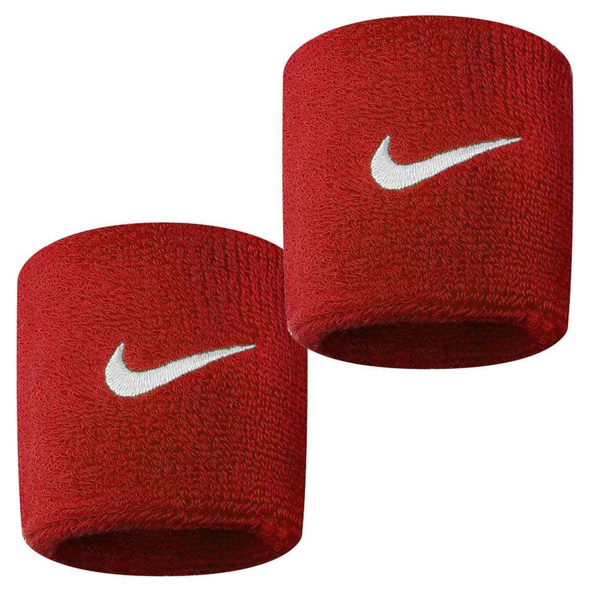 Nike Swoosh Wristbands Havlu El Bilekliği Kırmızı Renk