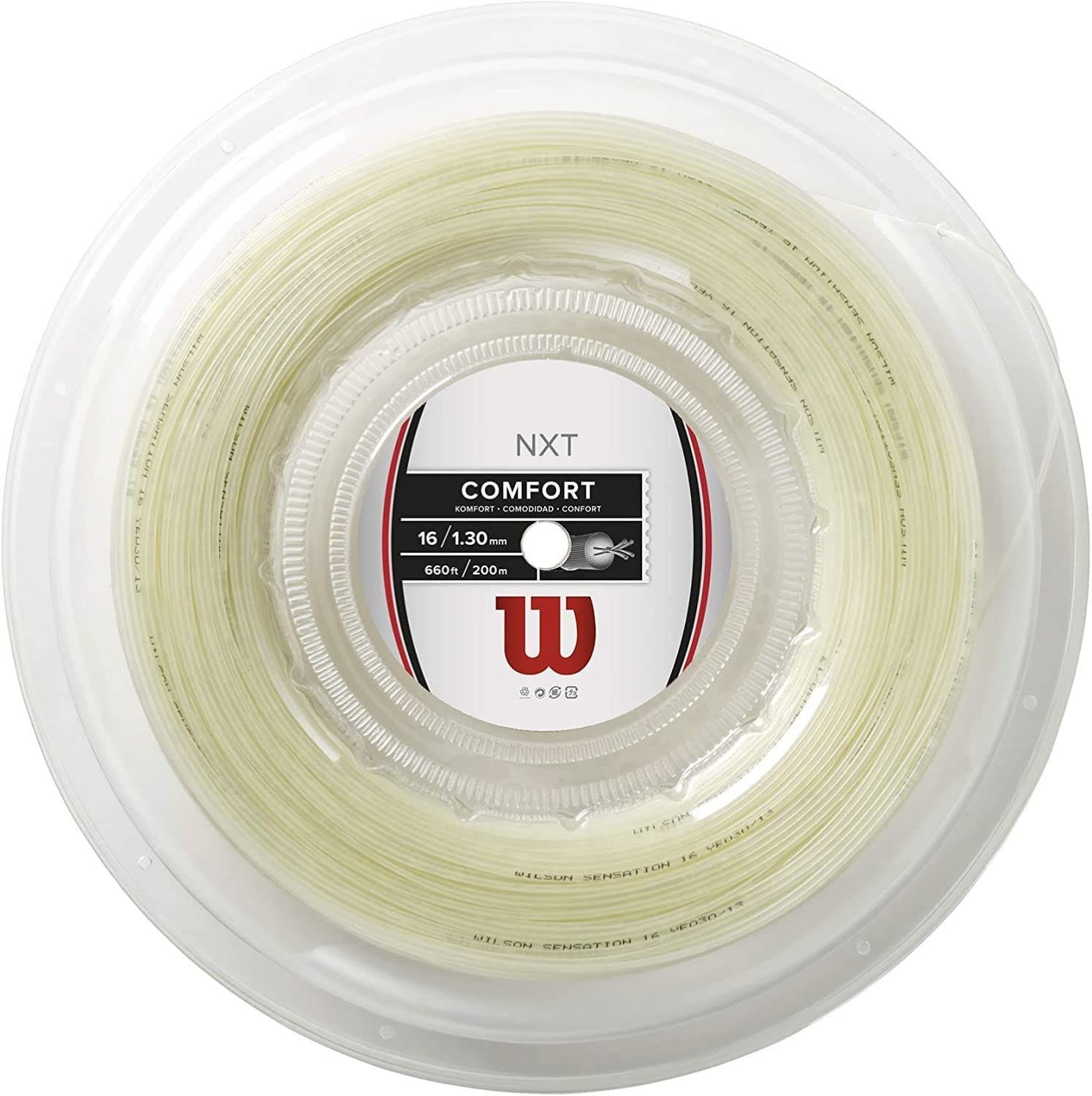 Wilson NXT Comfort 1,30 Raket Kordajı 200 m. Rulo Kordaj Natural