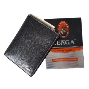 Zenga Erkek Cüzdanı, Oto Ruhsat Kılıfı Bir arada 708-51 Siyah Kırmızı Garni