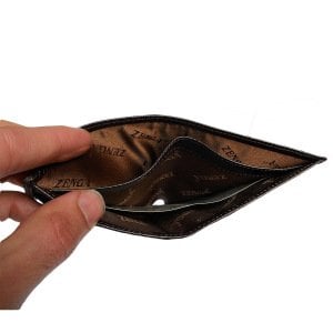 Zenga Orjinal Deri Erkek Cüzdanı İnce 708-4 Taba