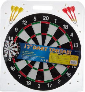 Delta Dart Tahtası 43 cm. + 6 Adet 6 Gr. Dart Oku Seti
