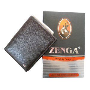 Zenga Orjinal Deri Erkek Cüzdanı İnce 708-2 Kahverengi