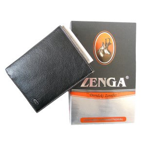 Zenga Orjinal Deri Erkek Cüzdanı İnce 708-51 Kırmızı-Siyah