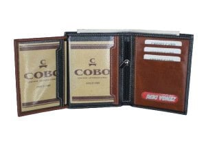 Zenga Orjinal Deri Erkek Cüzdanı 237-04 Taba Siyah