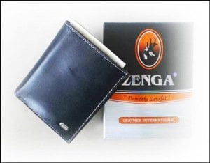 Zenga Orjinal Deri Erkek Cüzdanı 237-04 Taba Siyah
