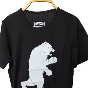 Leon Bear Kickboxing Tişört Siyah
