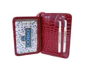 Zenga Orjinal Rugan Deri Cüzdanlı Kredi Kartlık 023-5 Kırmızı