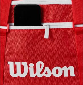Wilson Süper Tour Duffel Spor, Seyahat ve Tenis Çantası Kırmızı