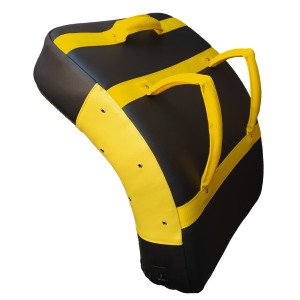 Leon Curved Büyük Boy Darbe Yastığı Kick-Boks Lowkick Pads Sarı