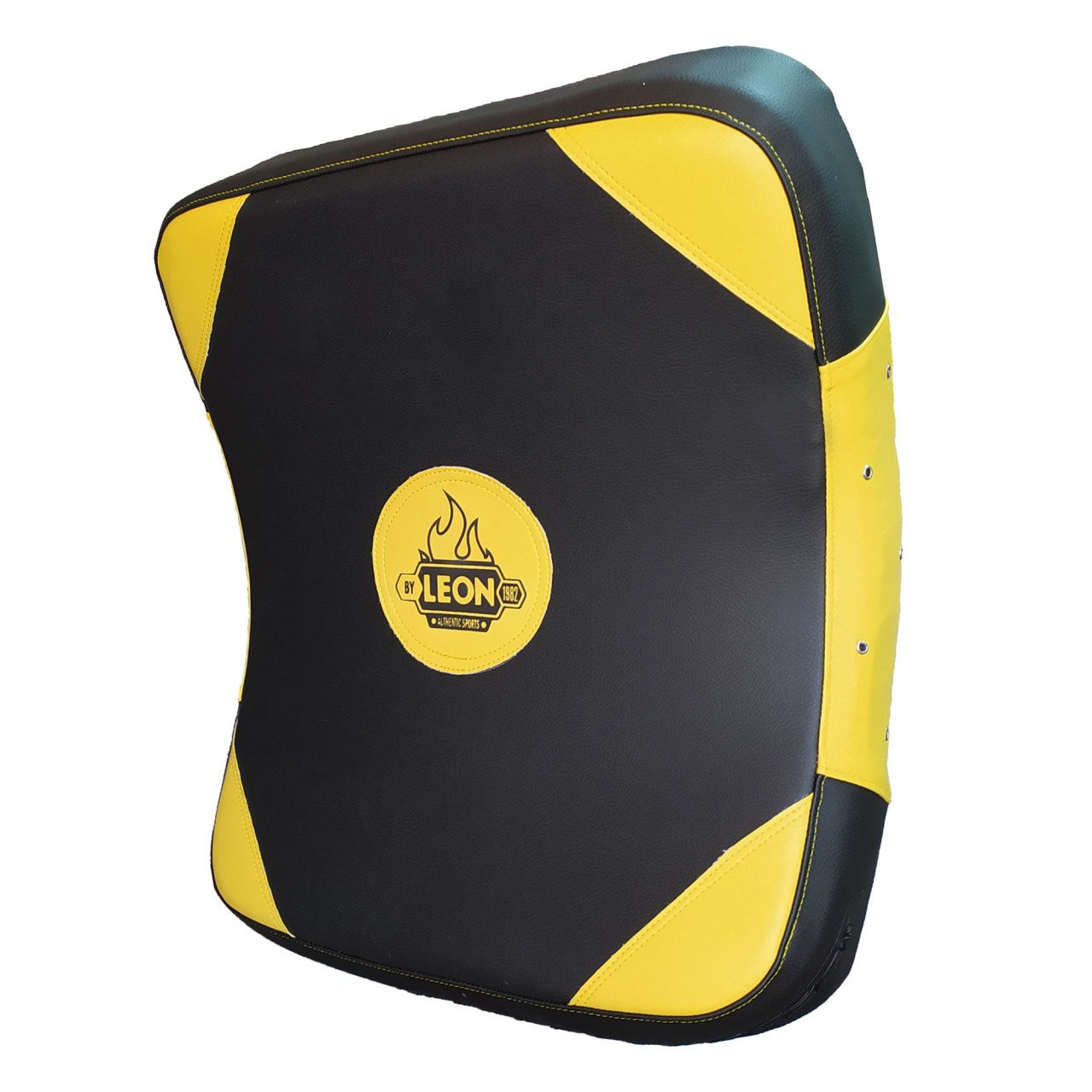 Leon Curved Büyük Boy Darbe Yastığı Kick-Boks Lowkick Pads Sarı