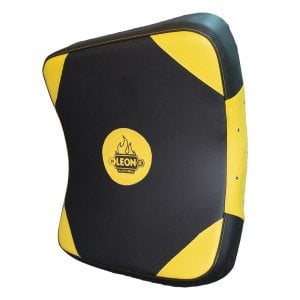 Leon Curved Büyük Boy Darbe Yastığı Kick-Boks Lowkick Pads Sarı
