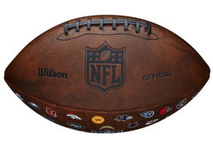 Wilson NFL Off Throwback 32 Team Logo Amerikan Futbol Topu