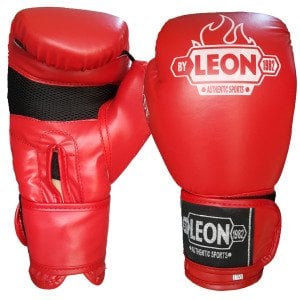 Leon Blade Training Boks, Kick Boks ve Muay Thai Eldiveni Kırmızı