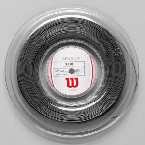 Wilson Revolve Spin 1,25 mm. Rulo Raket Kordajı 200 metre Siyah