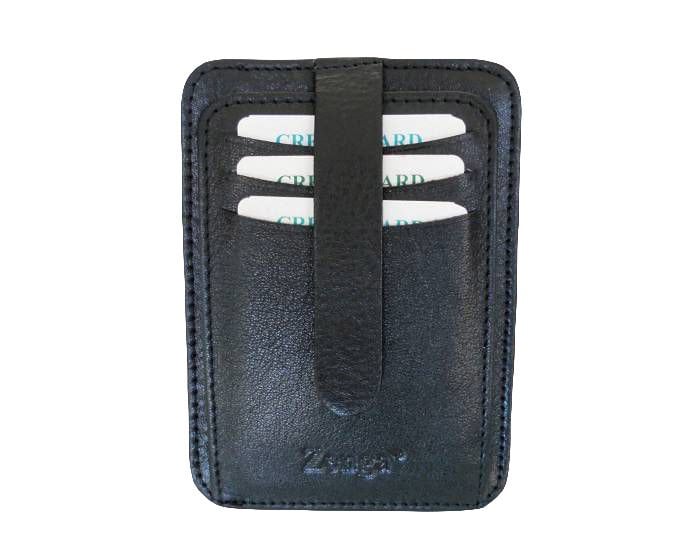 Zenga Orjinal Deri Cüzdanlı Kredi Kartlık 031-1 Siyah