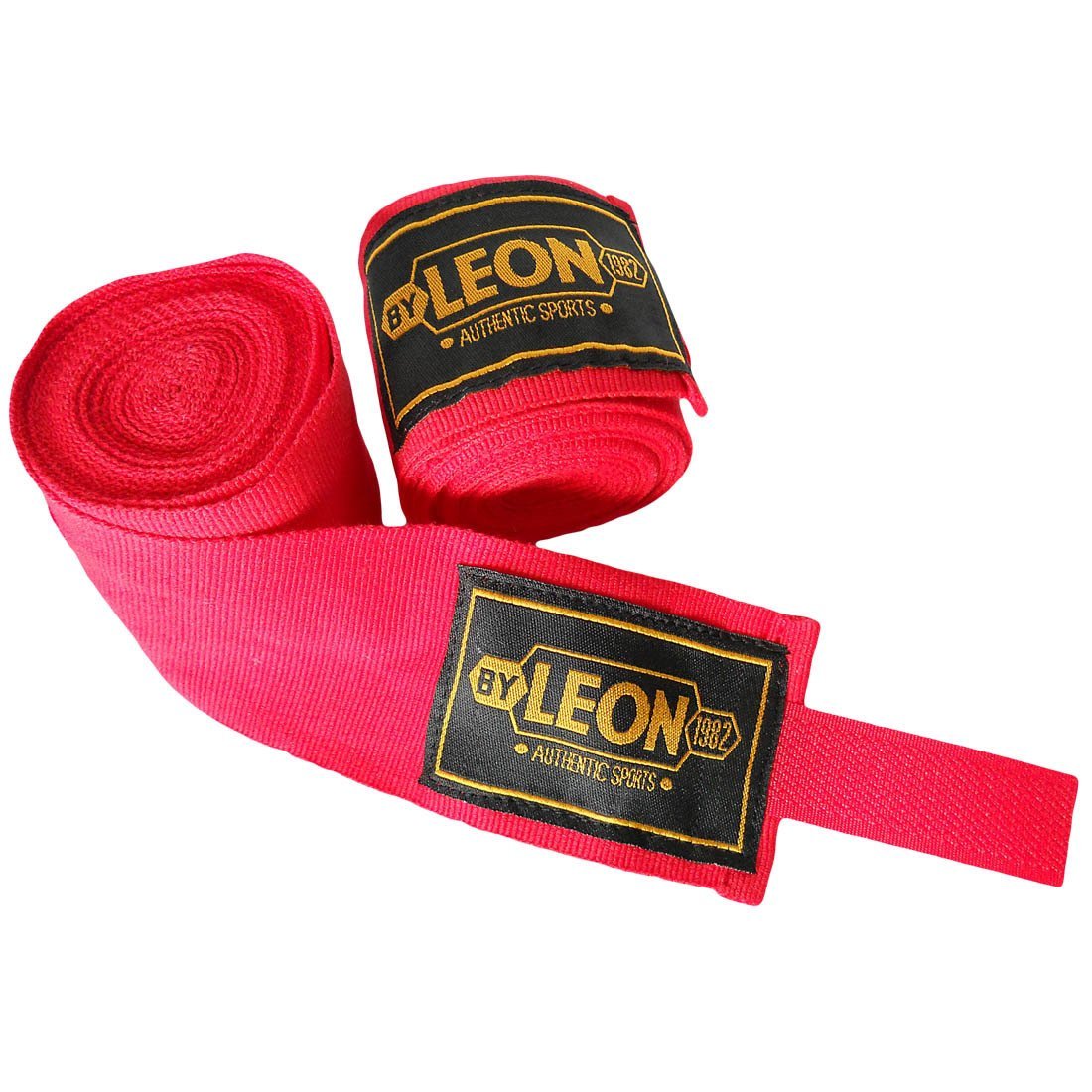Leon Elastik Boks, Kick Boks ve Muay Thai Bandajı 3,5 Metre Kırmızı