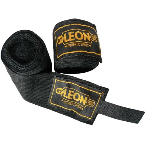 Leon Elastik Çocuk Boks Bandajı 2,5 Metre Siyah