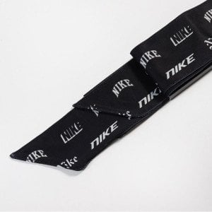 Nike Dri Fit Head Tie Bandana Tenisçi Kafa Bandı Nike Desenli Siyah