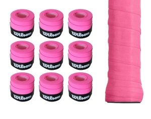 Wilson Bowl O Grips Overgrip 9 Adet Tekli Pembe Grip