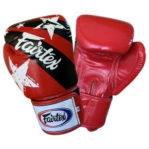 Fairtex Hakiki Deri Star Kick Boks ve Muay Thai Eldiveni 10 Oz